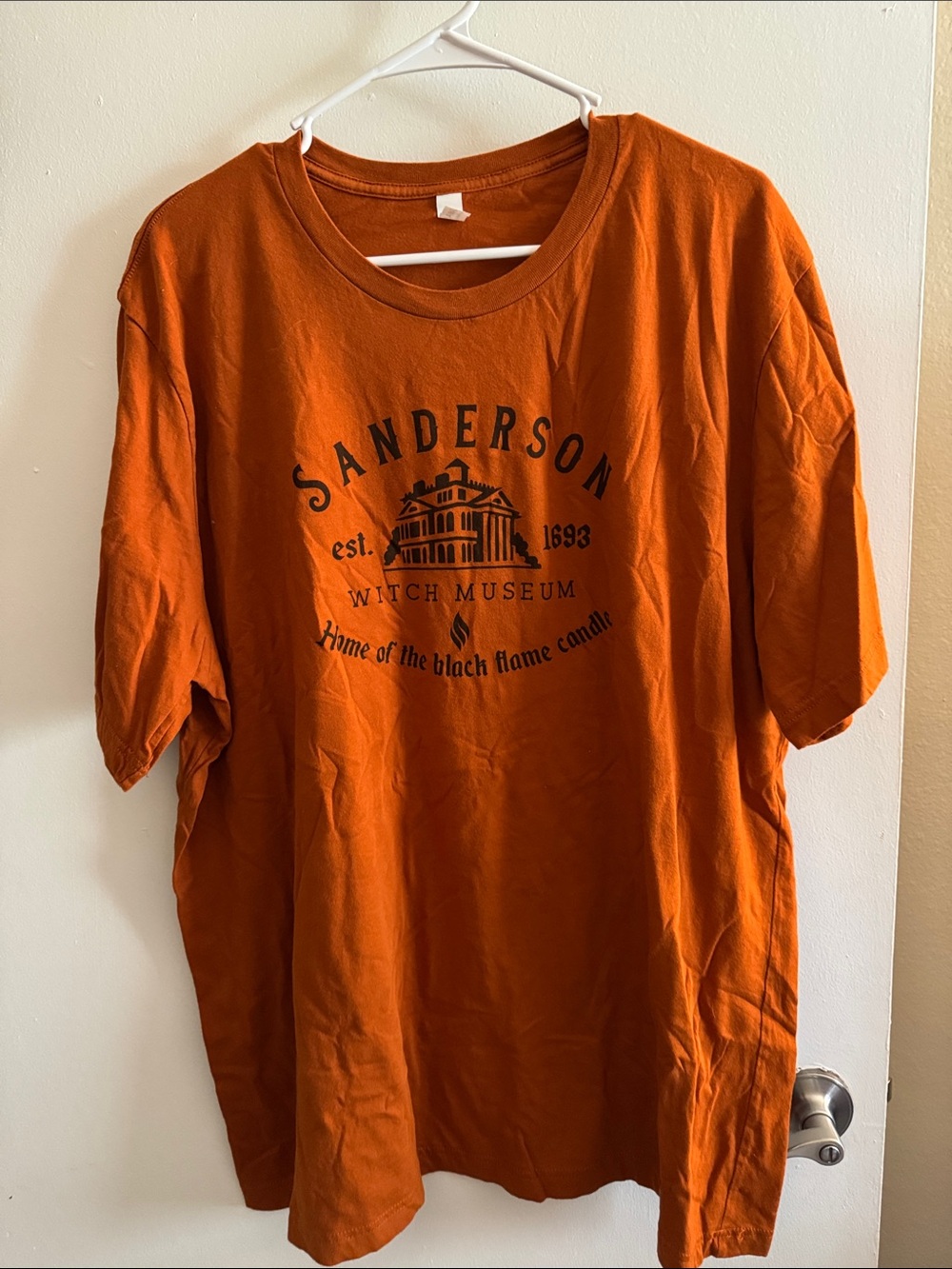Bella Canvas Rust Orange Sanderson Witch Museum Graphic Tee